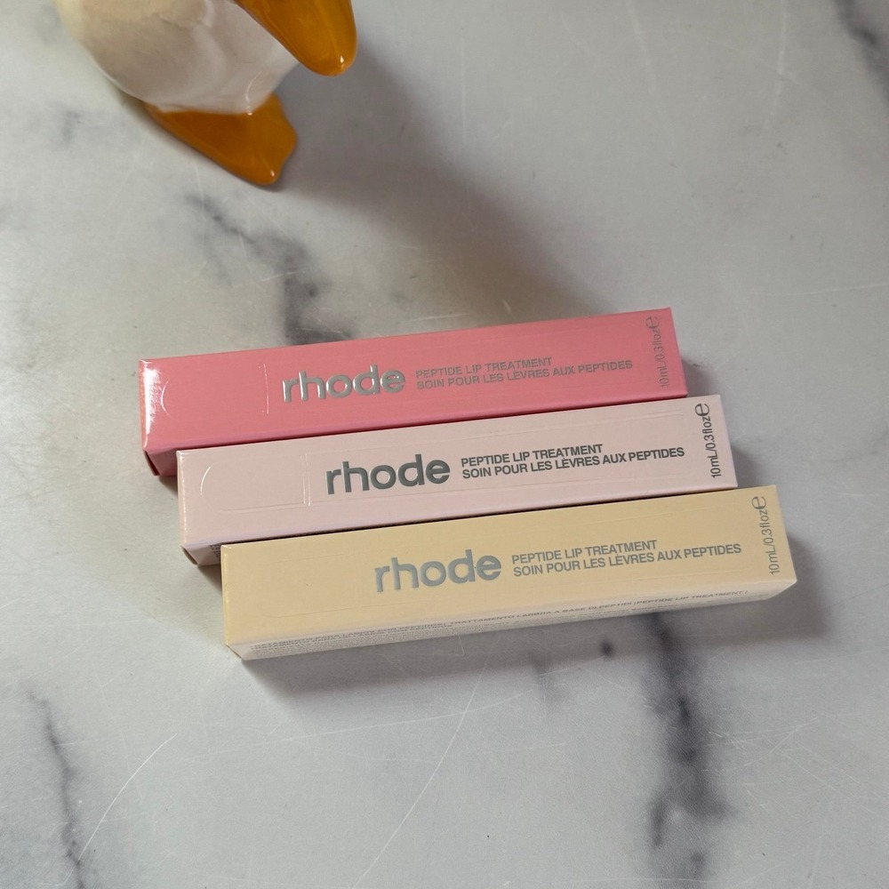 Rhode Peptide Lip Treatment Trio Vanilla Watermelon Salted Caramel Set 10ml